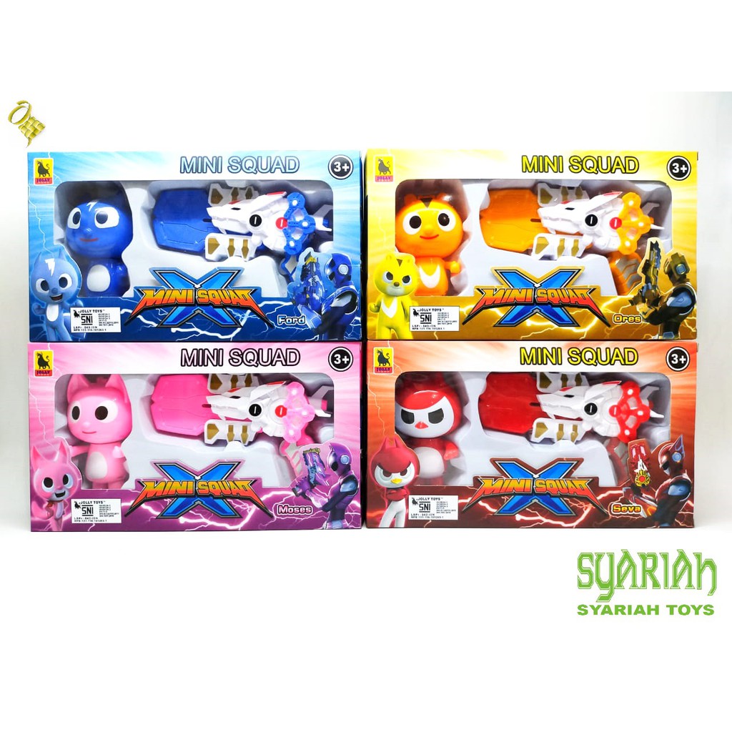 SYARIAH TOYS MAINAN  MASKOT MINI  FORCE  KARAKTER ROBOT  