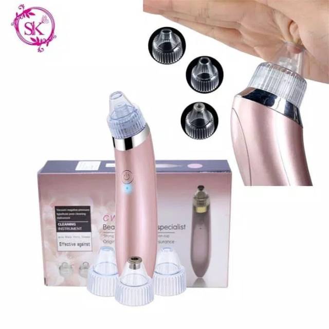 ALAT PENGHISAP DAN PEMBERSIH KOMEDO PRIA DAN WANITA CW-666 BLACKHEAD CLEANING AUTO REMOVER
