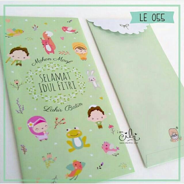 

Shabby Chic Eid Mubarak Envelope / Amplop Lebaran Idul Fitri/angpao TIPE : LE041-LE061