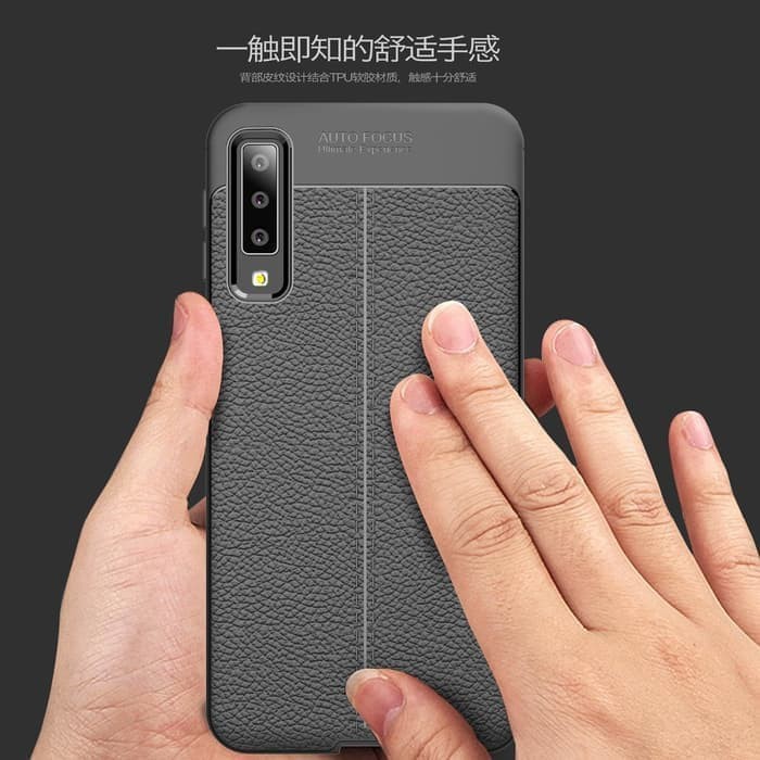 LEATHER CASE OPPO RENO 4-TPU AUTO FOCUS EMBOS SOFT CASE