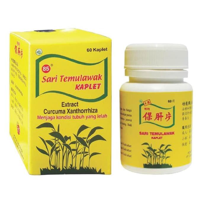 

promo!! deli 85 - sari temulawak kaplet 60's untuk kesehatan liver terbaru