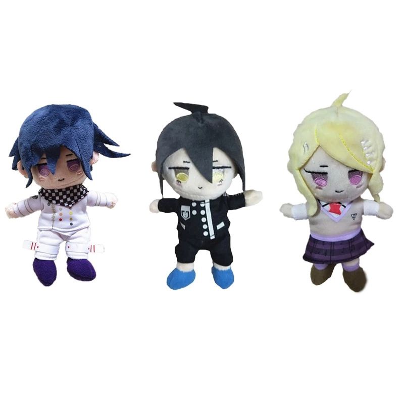 Anime Danganronpa V3 Dangan Ronpa Oma Kokichi Plush Toy Doll Key Chains Pendant