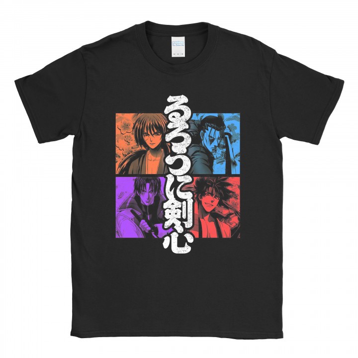 Baju Kaos Ruroni Kenshin Squad
