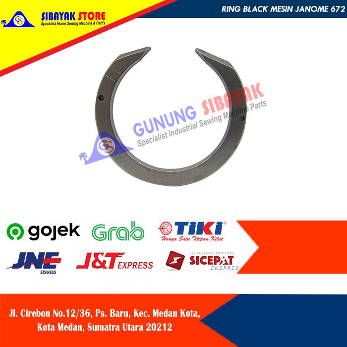 Ring Block Mesin Janome 672