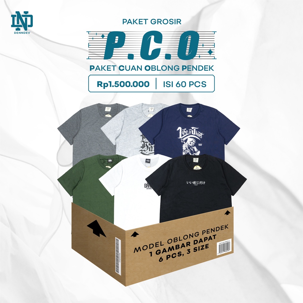 PAKET RESELLER DENNDEV - Pakaian Pria Dewasa - Baju Atasan Laki-Laki - PCO