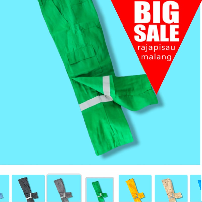 celana safety warna ABU-ABU TERMURAH