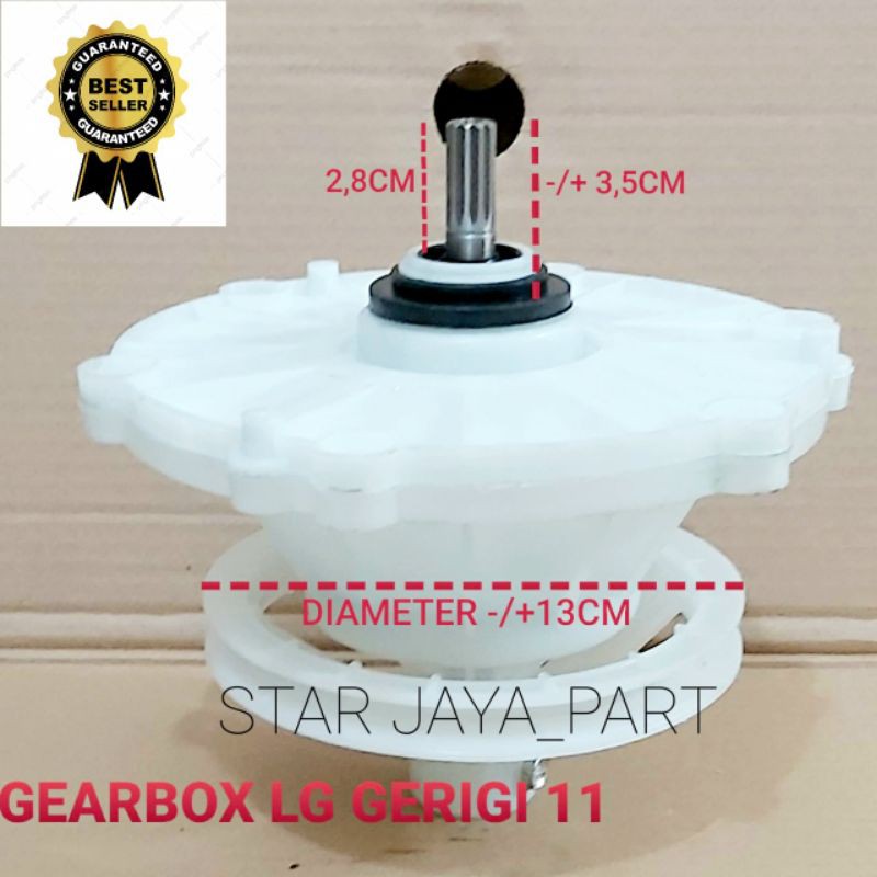 Gearbox Mesin Cuci 2 tabung  LG  WP-1460 R