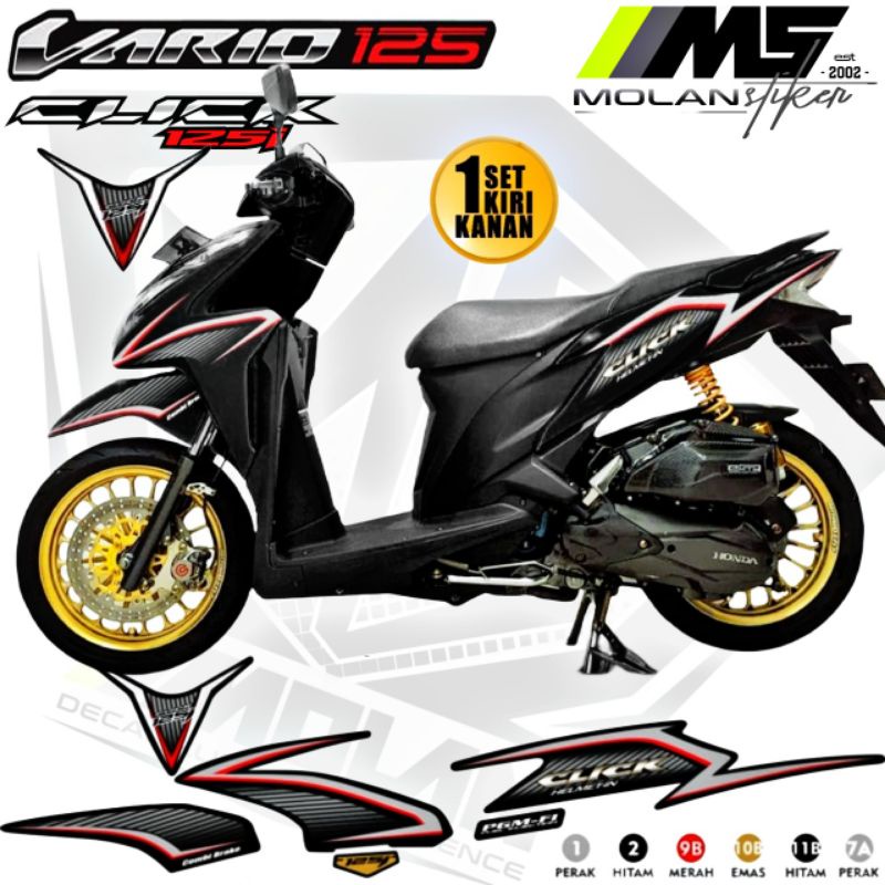 Decal Sticker Striping Variasi Vario 125 Old 2012-2013-2014 - Vario 125 Techno - Vario 125 Cbs - Var