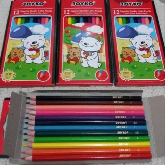 

Pensil warna Joyko 12W panjang