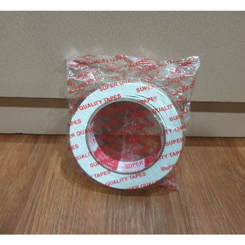 

Double Tape Busa Foam Putih 3M 24 MM Kulit Batik Vitional Heavy Duty