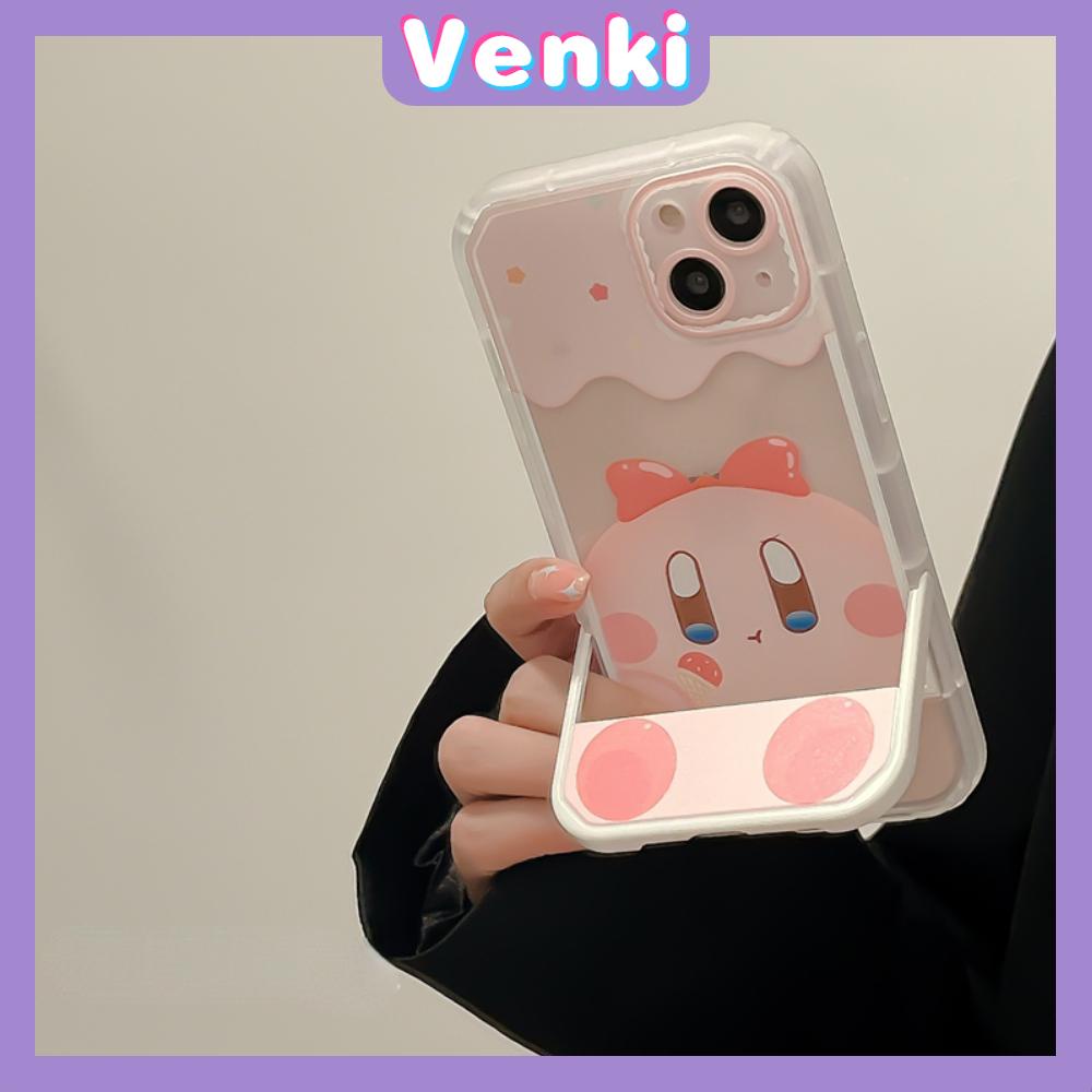 iPhone Case with Invisible Folding Stand Silicone Soft Case Airbag Shockproof Protection Camera Cartoon Cute Compatible For iPhone 11 Pro Max 13 Pro Max 12 Pro Max 7Plus xr XS Max