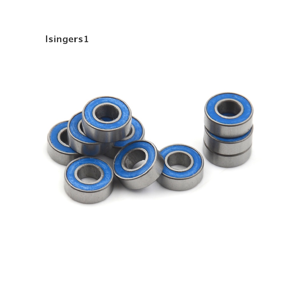 (lsingers1) 10pcs Bola Bearing Presisi Pengganti Ukuran 5116 5x11 X 4mm MR115-2RS