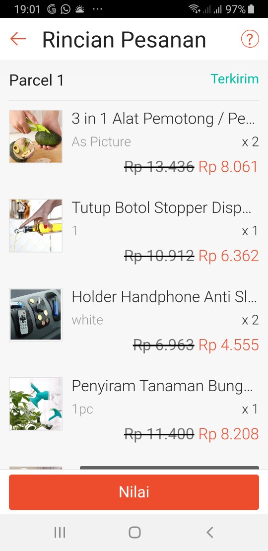 3 In 1 Alat Pemotong / Pengiris Buah Alpukat Multifungsi