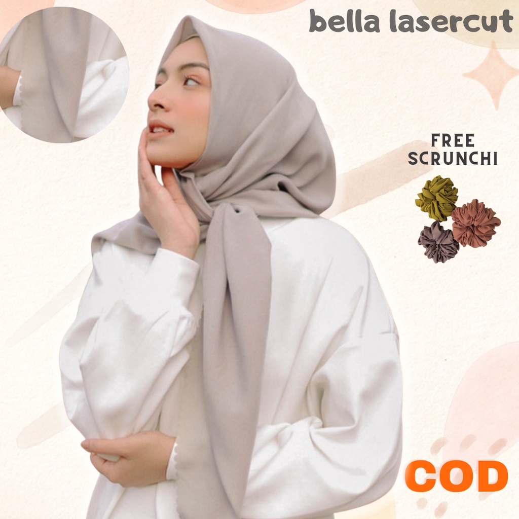 HIJAB  SEGI EMPAT  LASERCUT /JILBAB BELLA LASERCUT / BELLA LASER CUT /JILBAB LASERCUT /HIJAB LASERCUT