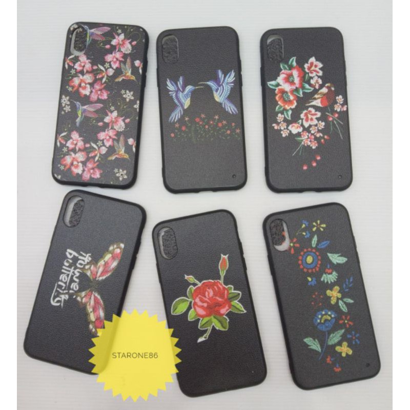 Case Fuze Iphone X/Xs Black Beauty Flower