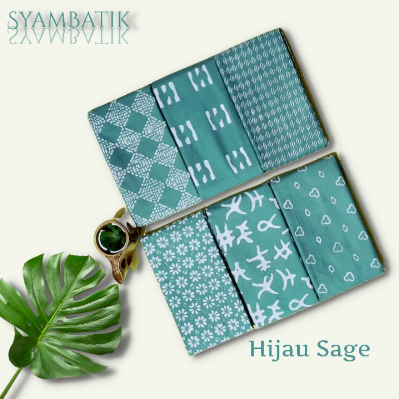 Batik Garutan Hijau sage