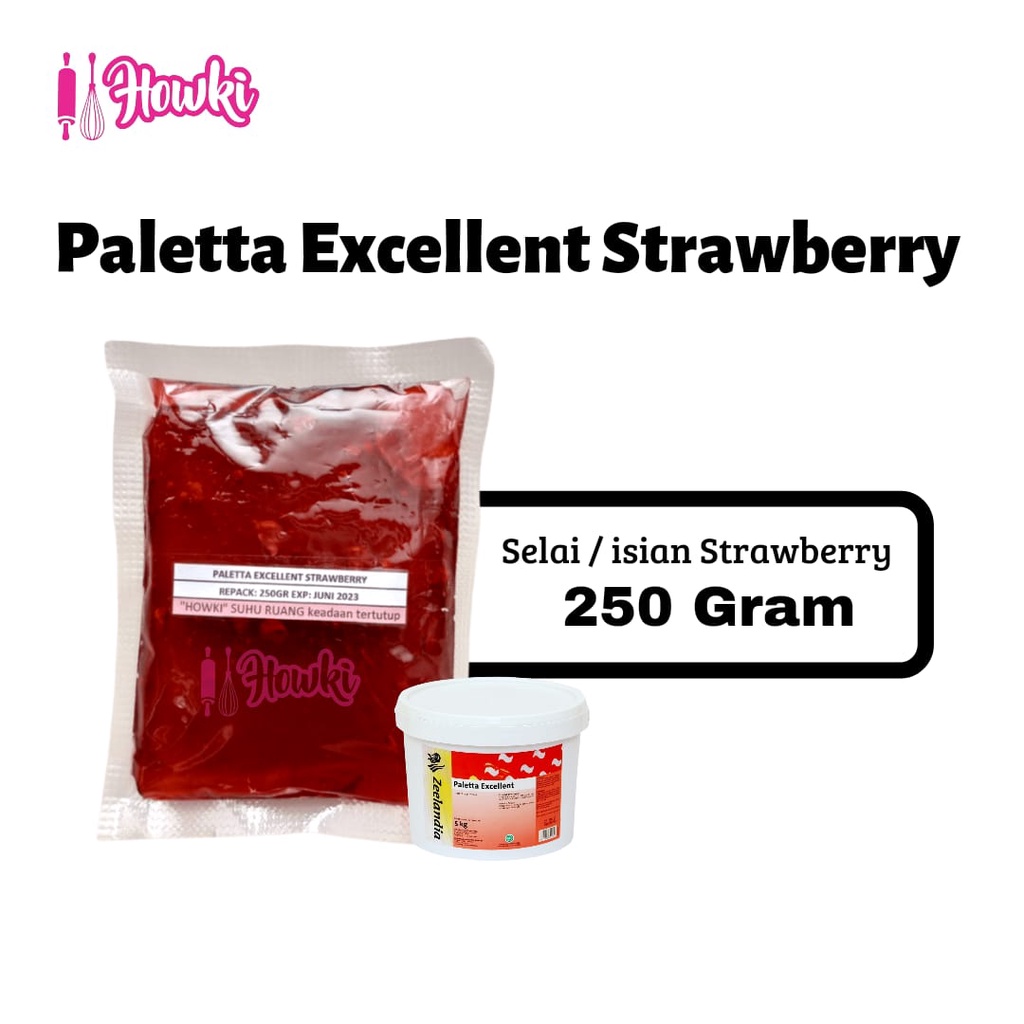 

Paletta Excellent Strawberry 250gr/Selai Strawberry