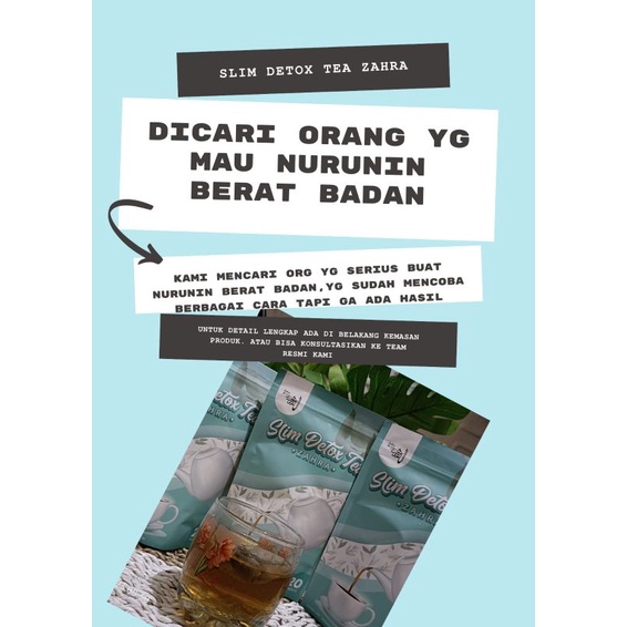 

Pelangsing ampuh, pelangsing alami, pelangsing sehat, pelangsing aman, Slim Detox Tea Zahra