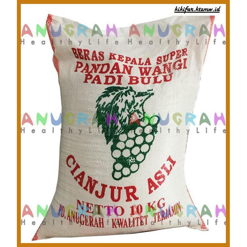 

ANEKA-BERAS- BERAS CIANJUR PANDAN WANGI SPESIAL CAP ANGGUR - 10 KG -BERAS-SEHAT.