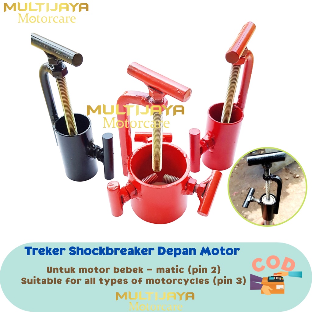 Treker Shockbreaker Depan Motor Bebek Matic &amp; Universal | Alat Pembuka Bongkar Kuncian Shock Breaker