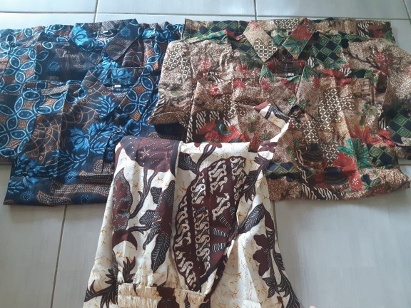 Kemeja Batik Anak - Batik Anak - Baju Batik Anak Laki Laki Umur 2-12 Tahun Hem Batik Anak Pendek