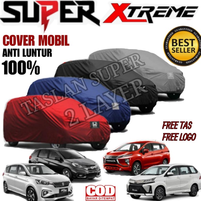 {BEKAS} Cover mobil outdoor 2 lapis avanza xeniap mobilio ertiga kijang Murah