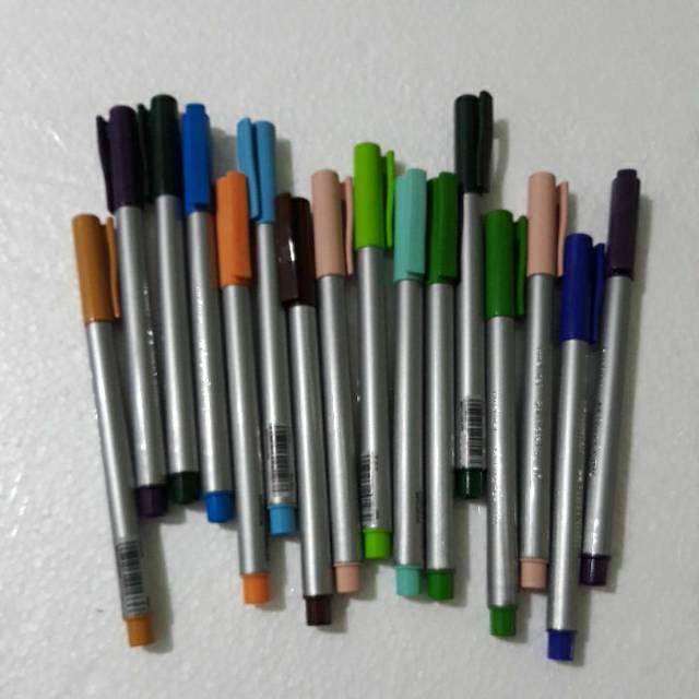 

Pulpen gel warna FABER CASTELL fineliner original