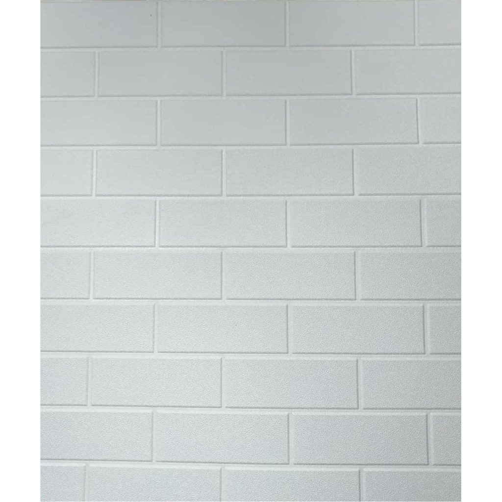 COD BAYAR DITEMPAT WALLPAPER DINDING WALL FOAM / BRICK FOAM BATA MINIMALIS 70X70CM