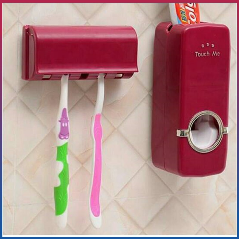 Dispenser Odol/Dispenser Pasta Gigi / Dispenser Odol Warna Merah