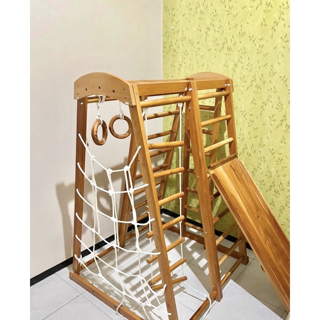 Brakiasi Gym Kayu Mainan Anak Montessori