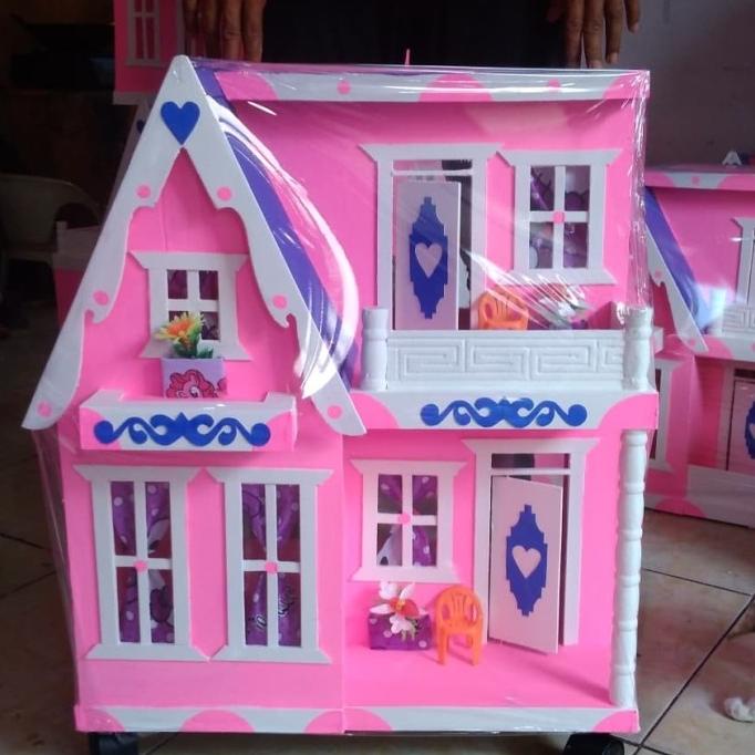 rumah boneka barbie besar