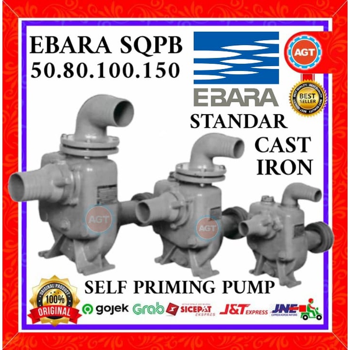 EBARA 150 - SQPB SELF PRIMING PUMP-BARE PUMP PERTANIAN - TERMURAH