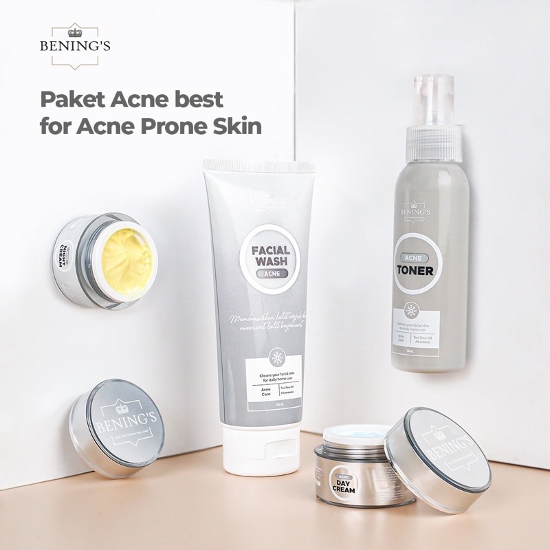 BENING'S SKINCARE | BENING ACNE | PAKET BENING'S
