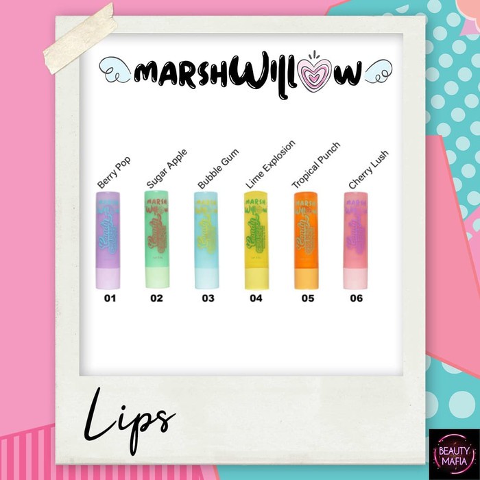 ★ BB ★ MARSHWILLOW Candy Crush Moisturizing Lip Balm by Natasha Wilona