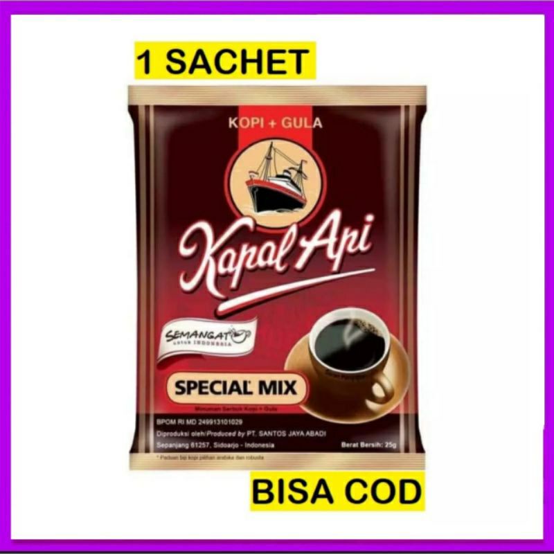 

KOPI KAPAL API SPESIAL MIX 1 SACHET