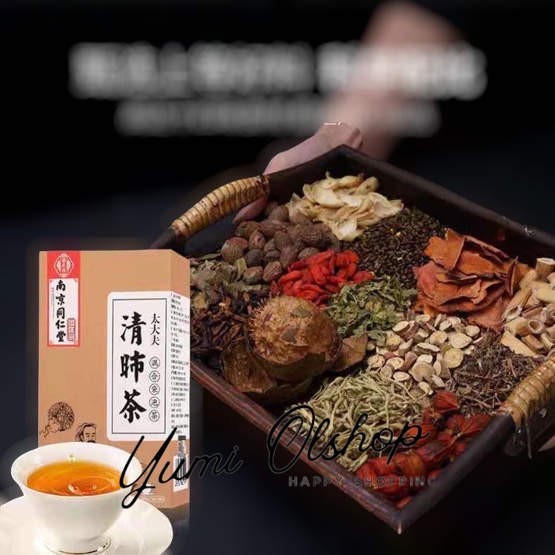 (1BOX)Teh Detox Paru Paru / 南京同仁堂 清肺茶 / herbal Tea nan jing tong ren tang