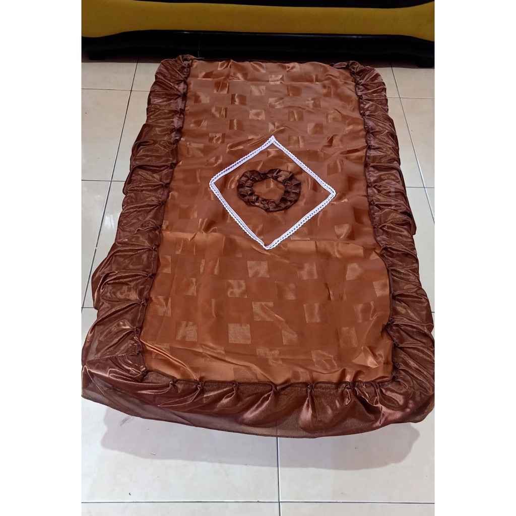 Taplak meja tamu bahan ajura