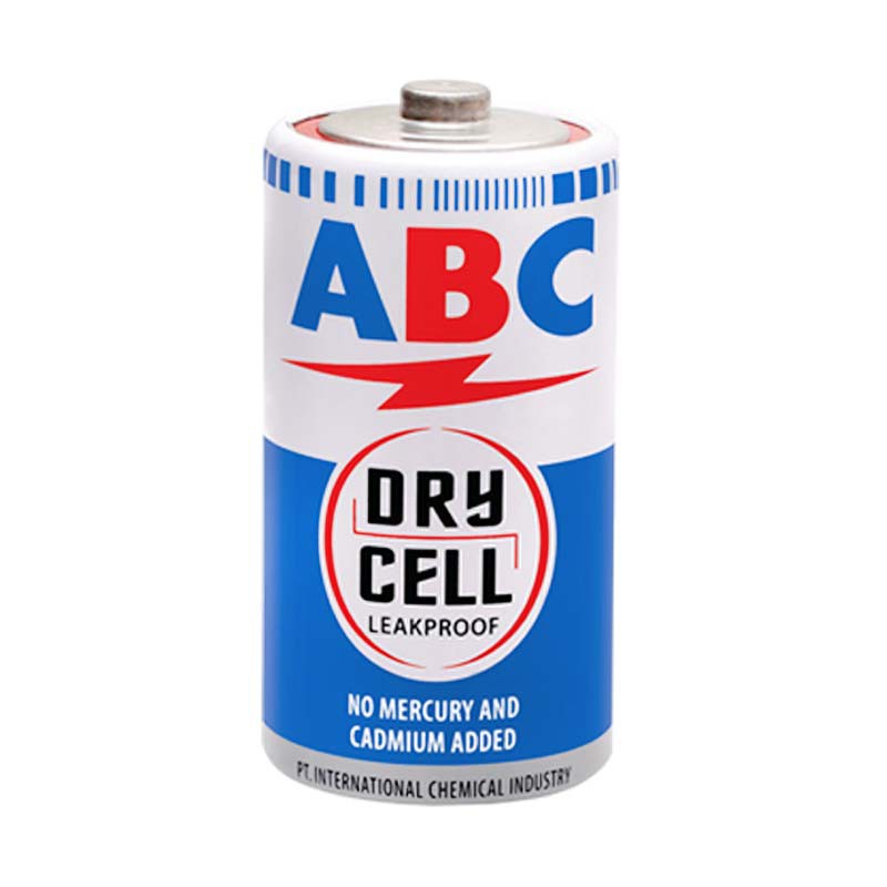 Batu Batre Baterai Battery ABC Ukuran Sedang Tanggung R14C R14 Biru 1.5V untuk