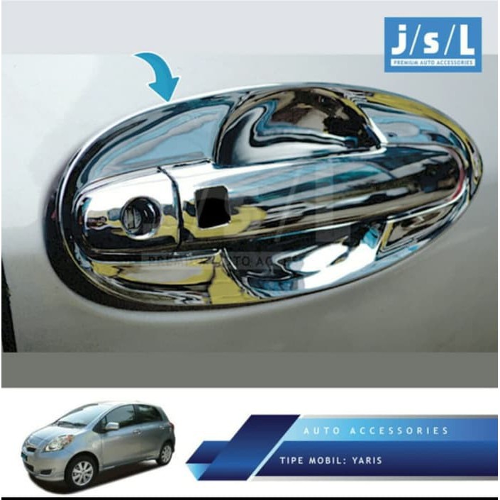 Outer Handle Yaris Chrome