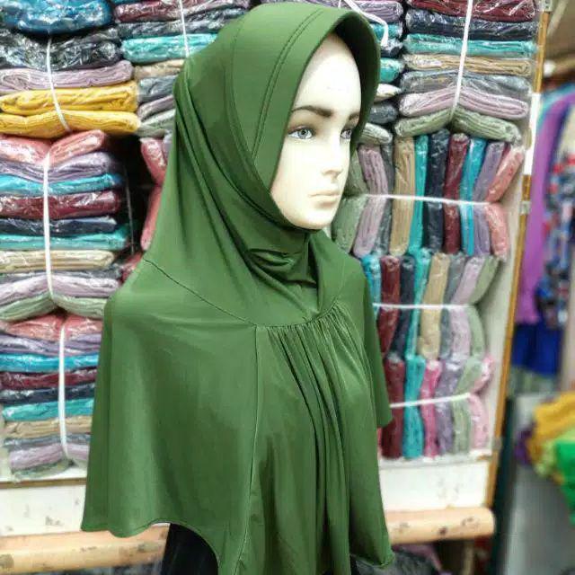 BERGO SNADA KCB / JILBAB SPORTY / HIJAB INSTANT PART 1-Army