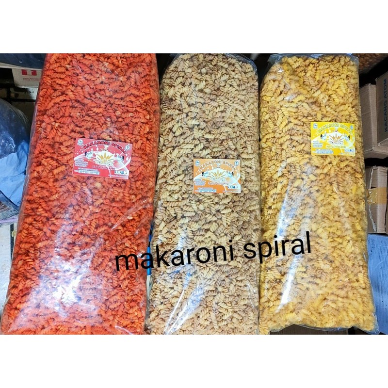 

[4kg] Makaroni spiral kemasan bal2 an
