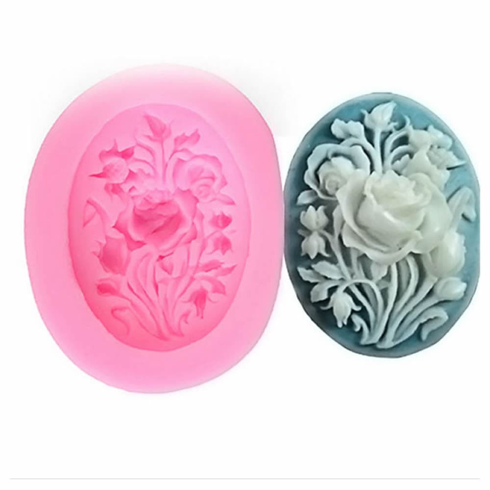 3D Silicon Mold Fondant Cake Decoration - Rose Arranging