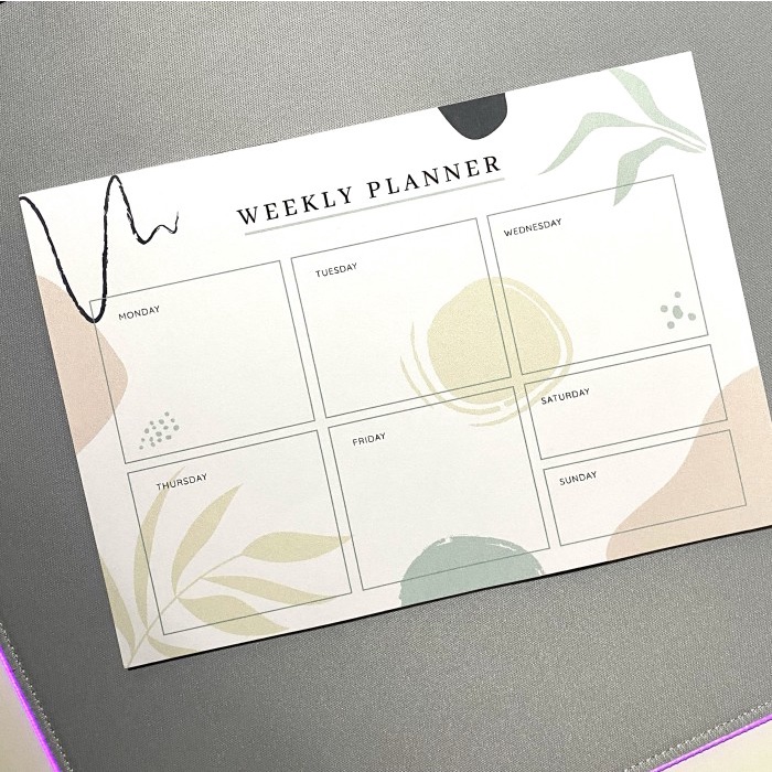 

Berkualitas Weekly Planner Colorful To Do List Isi 30 Lembar Murah