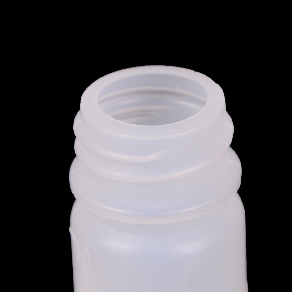 Adawnshbhyu 10X 10ml Botol Reagen Plastik Obat Sample Vial Tempat Cairan Alat Bermanfaat