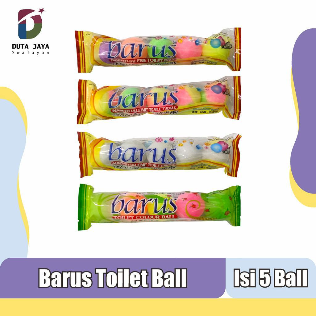 Barus Kamper Kamar Mandi Toilet Ball Kapur Barus Anti Bau &amp; Serangga Isi 5 Ball