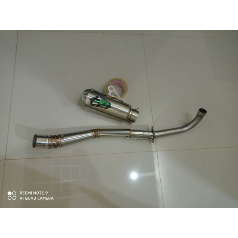 KNALPOT JRM SUPRA . KNALPOT SUPRA ALL X FIT X 125 . KNALPOT BRBEK RACING