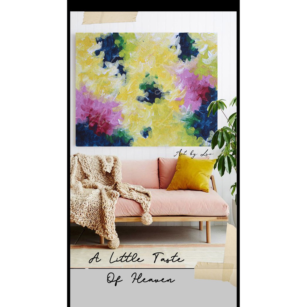 Dekorasi DInding Kamar Rumah / Poster / Lukisan Abstrak / Lukisan Dinding /  / Abstract Painting