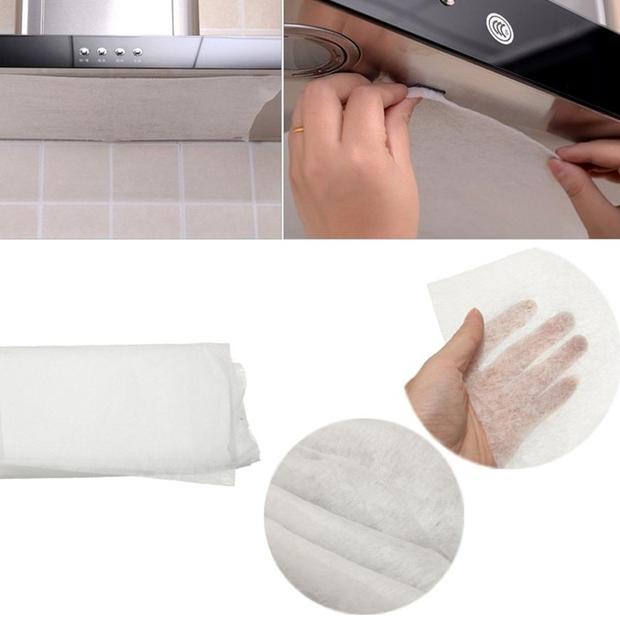 ✾ Kain Filter Penghisap Asap Dapur Kompor Cooker Hood Filter Isi 12pc ➴