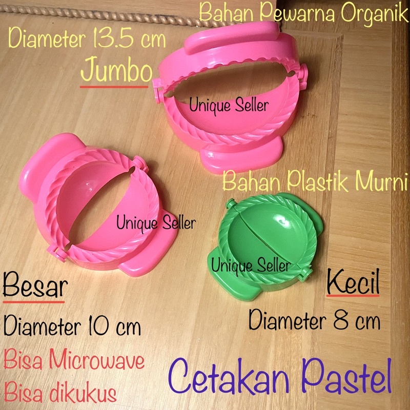 [1 pcs] Cetakan Pastel Abon Jalangkote Dumpling Gyoza Pangsit Kecil Besar Jumbo BL Product