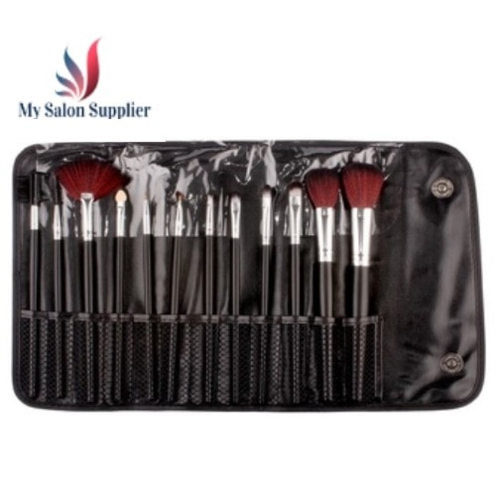 Kuas Dompet Make Up Brush Set isi 12 Bulu Lembut